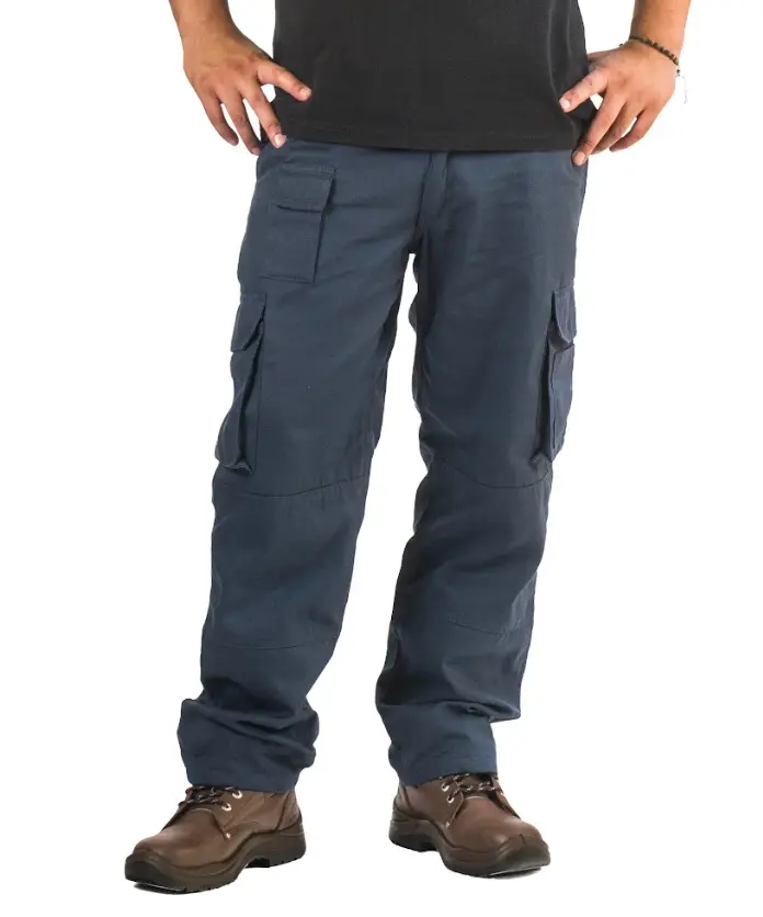[0444020] PANTALON CARGO PROFESIONAL (ALG) (36, Azul Marino)