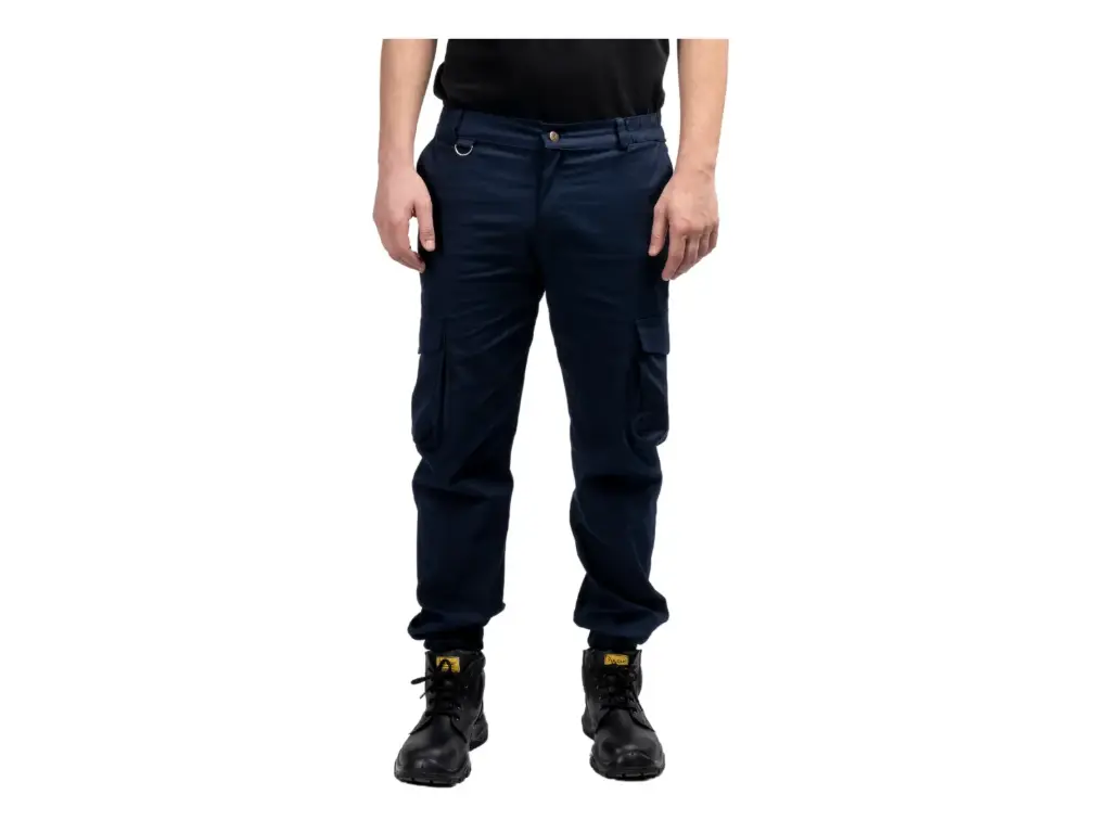 [444030] PANTALON CARGO JOGGER (ALG) (36, Azul Marino)
