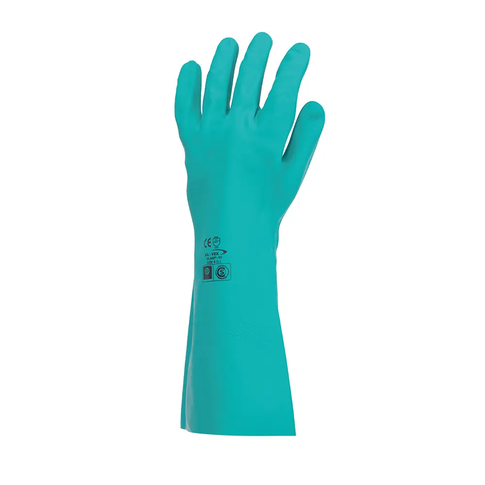 GUANTE BILVEX ACRILO NITRILO VERDE 33CM (8)